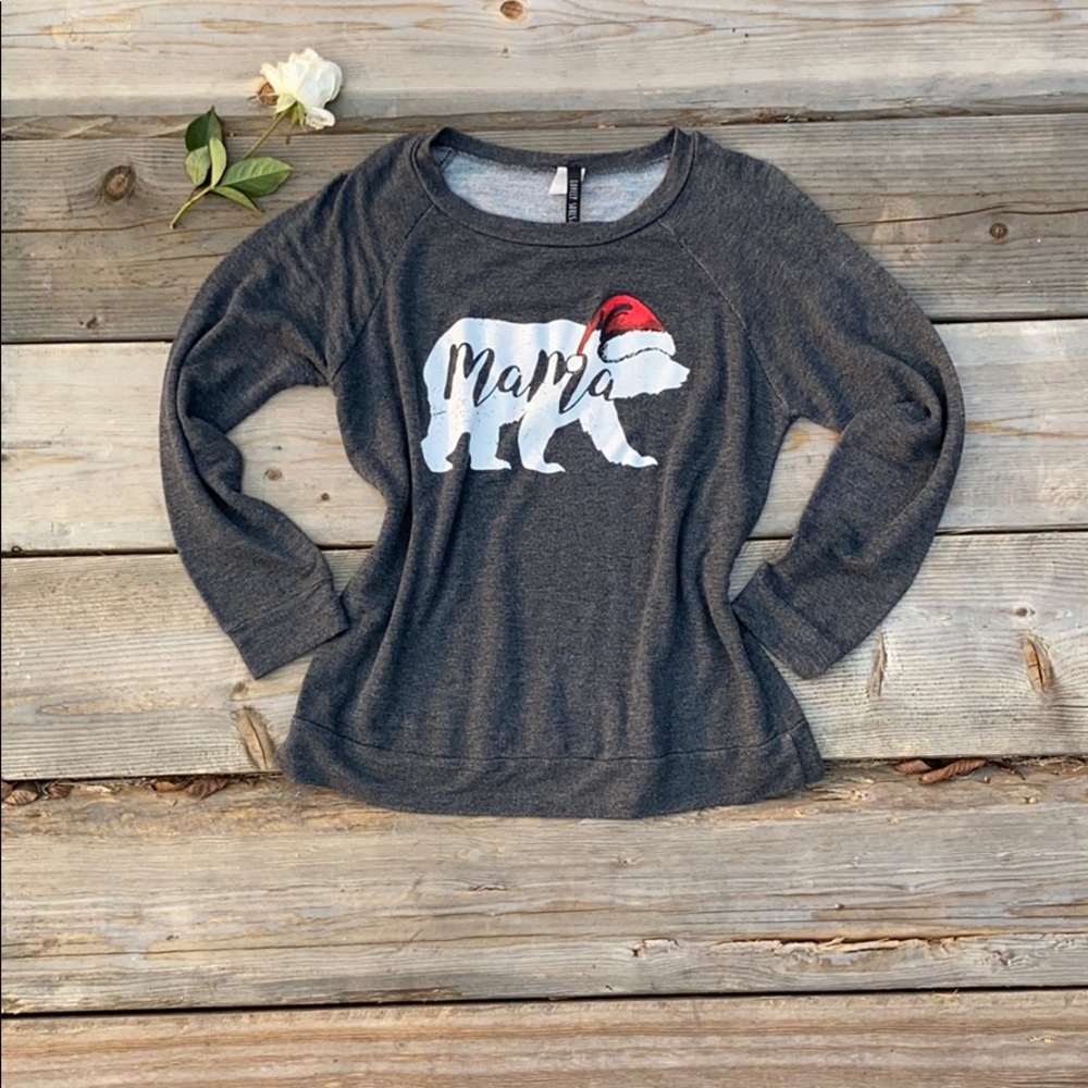 Holiday themed Mama Sweater